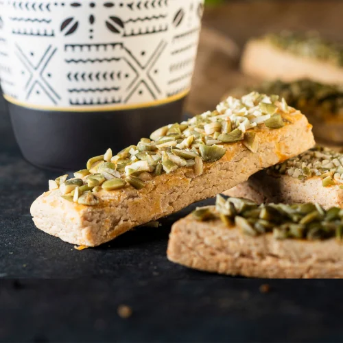 Kabak Çekirdekli Çubuk Kurabiye